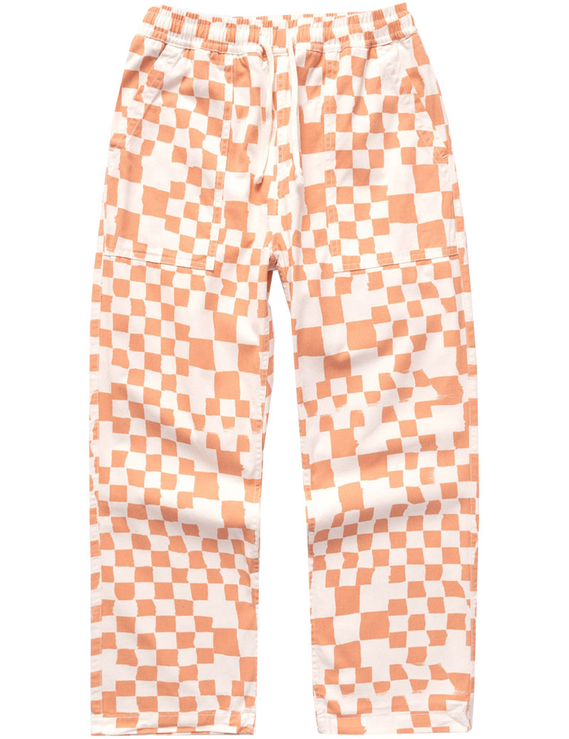 Service Works Printed Chef Pants Salmon Checker