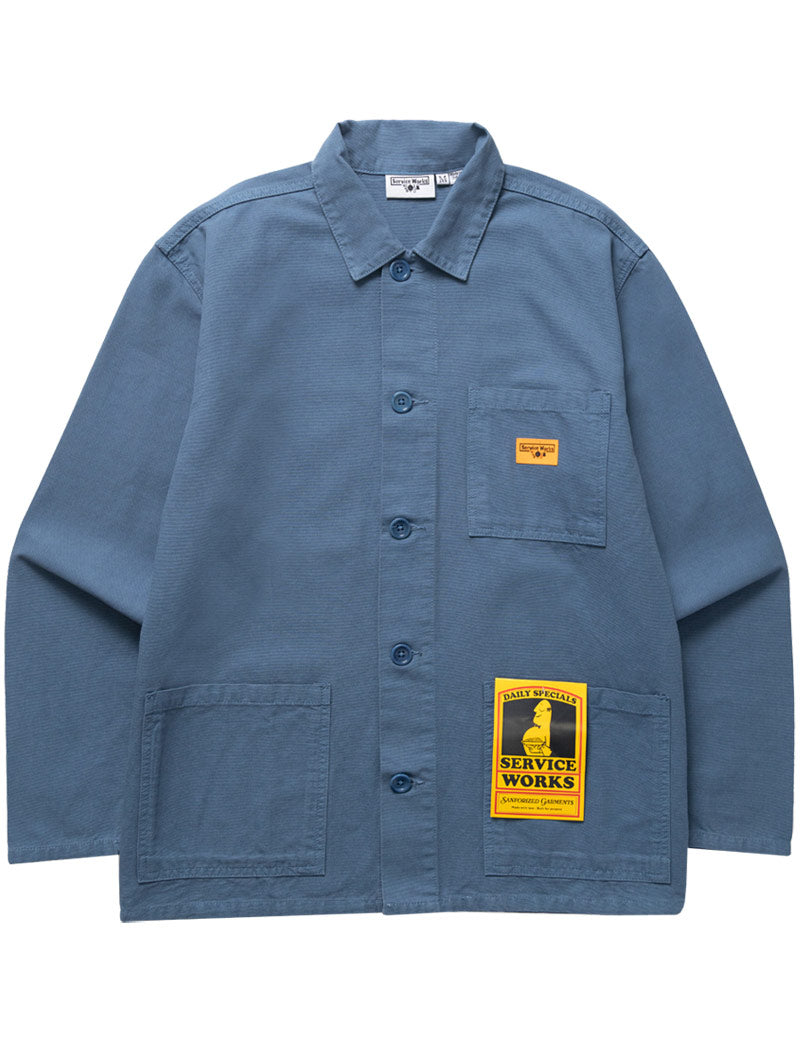 Service Works Canvas Chore Shirt Slate Front
