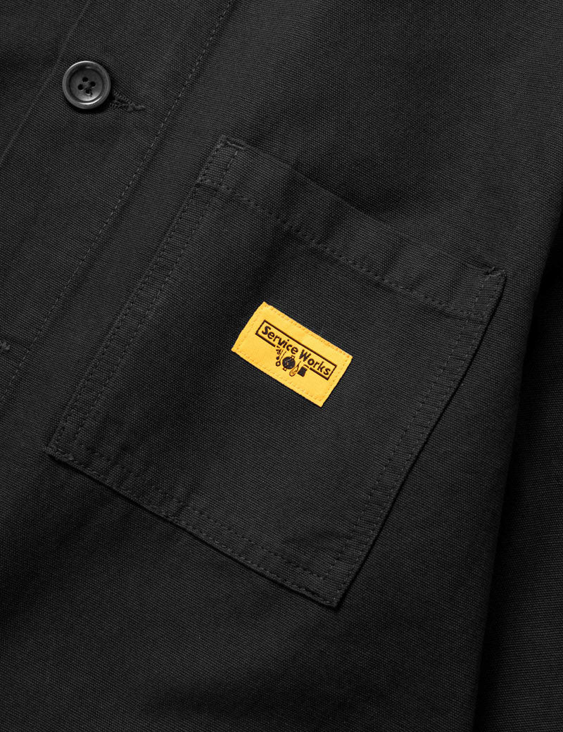 Service Works Canvas Chore Shirt Black