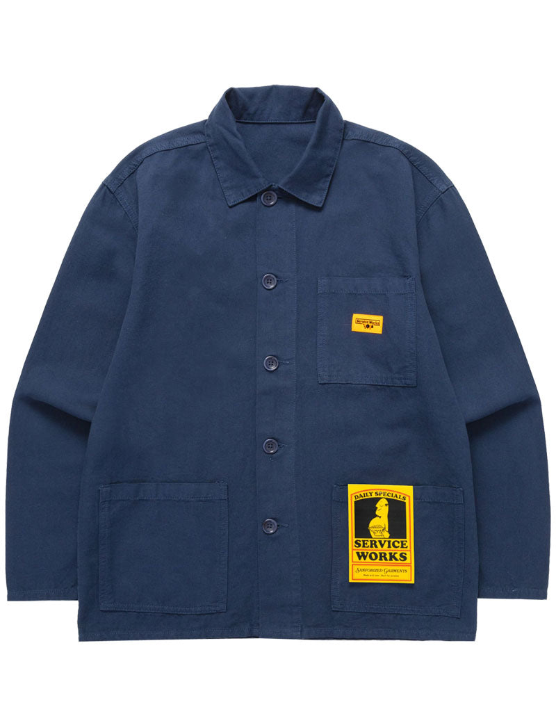 Service Works Canvas Chore Shirt Navy