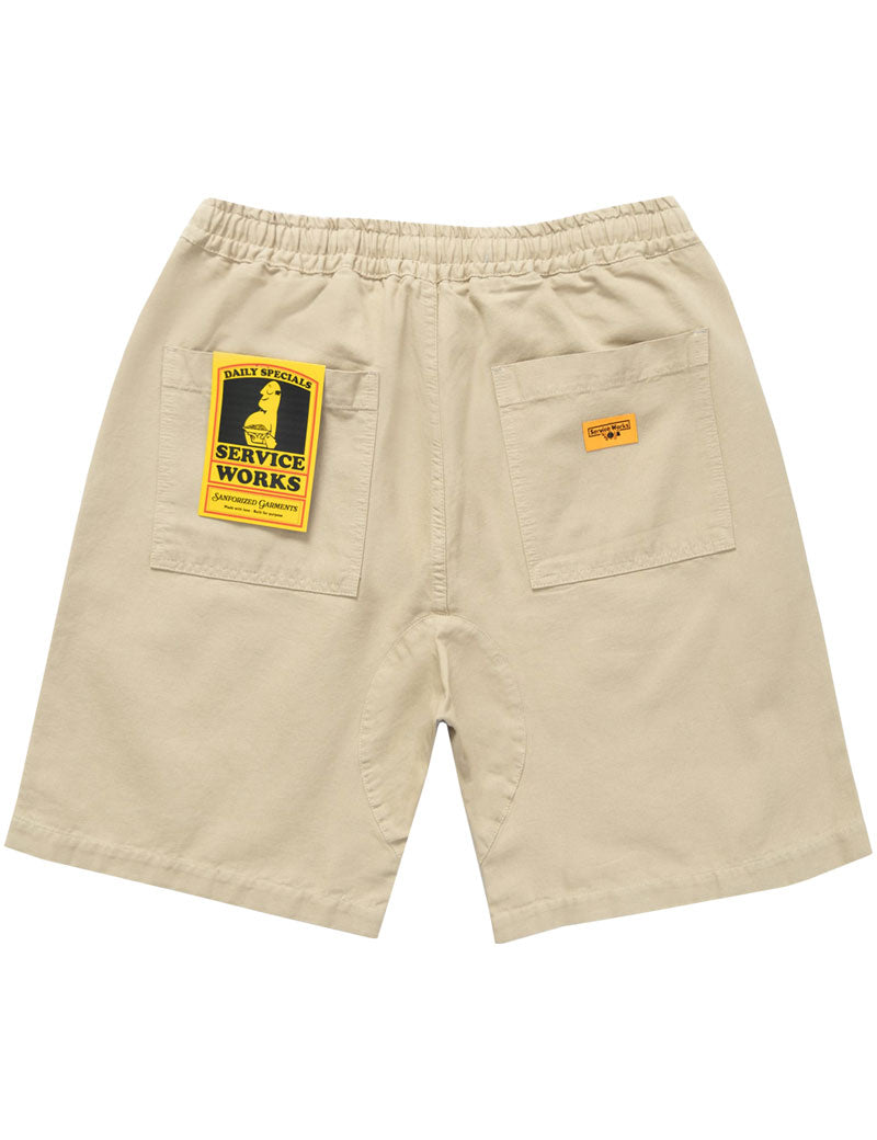 Service Works Classic Chef Shorts Khaki