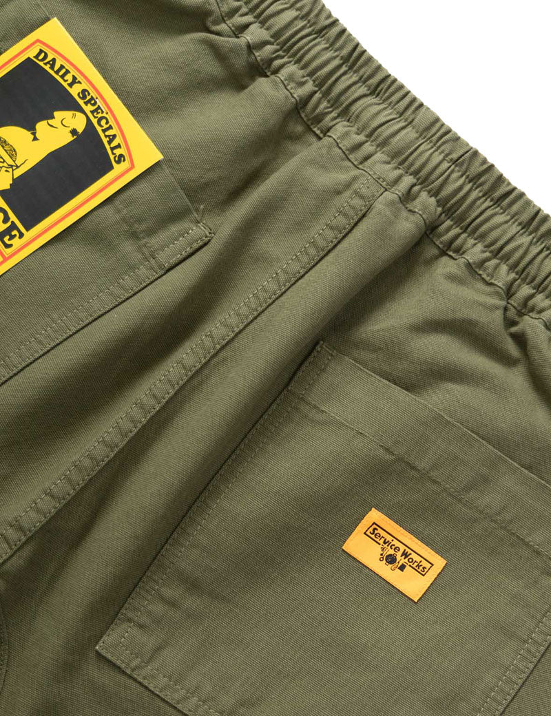 Service Works Classic Chef Shorts Olive