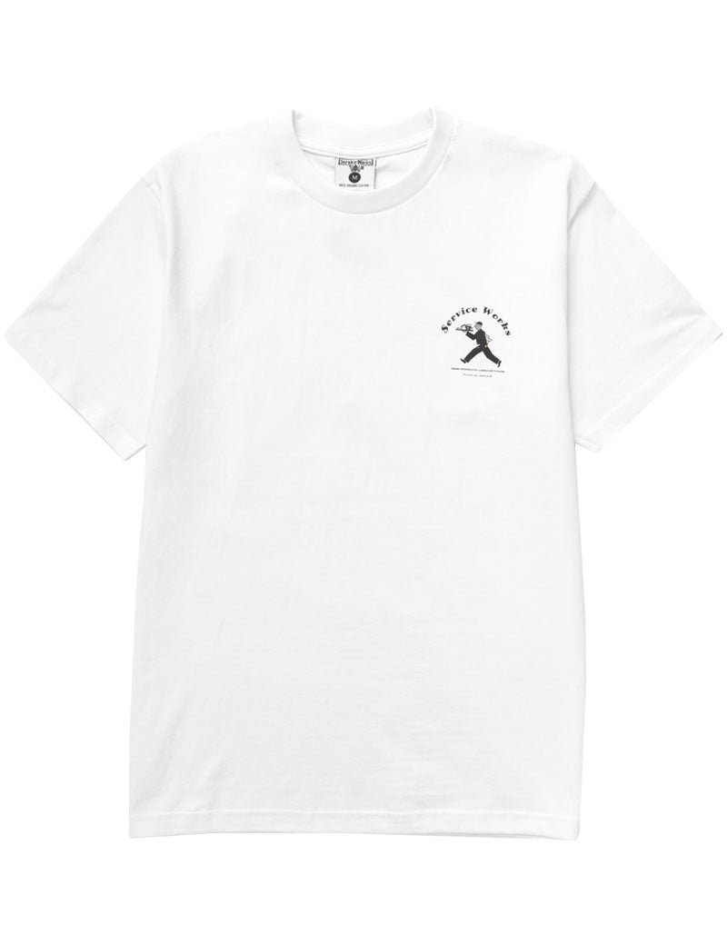 Service Works Waiter Tee White