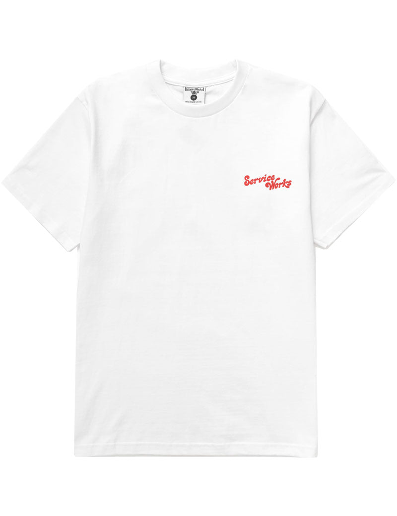 Service Works Work + Pleasure Tee White