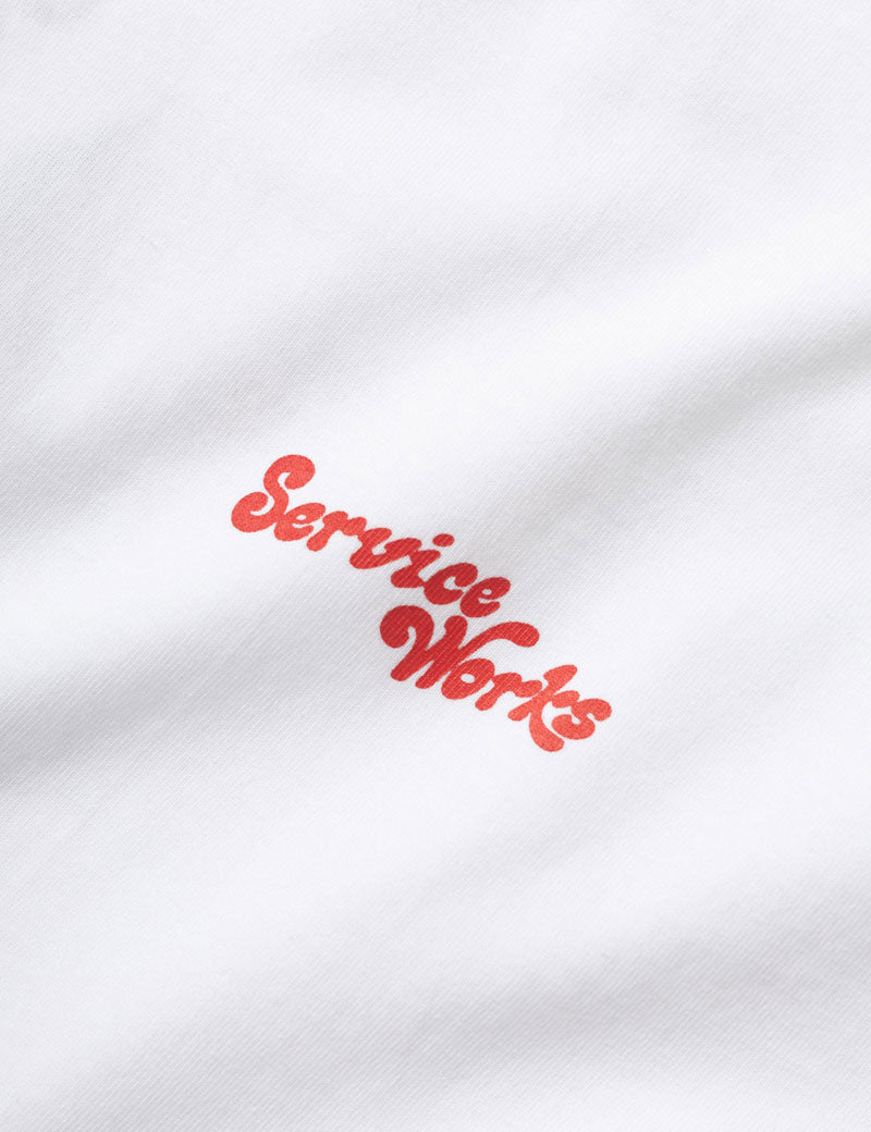 Service Works Work + Pleasure Tee White