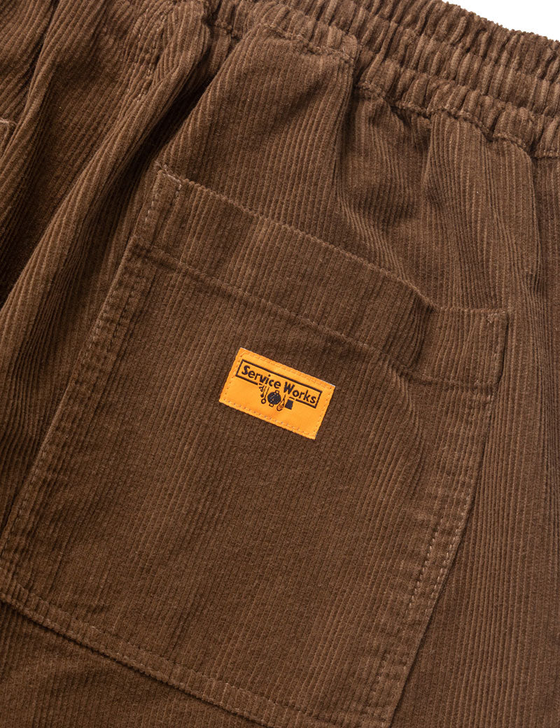 Service Works Corduroy Chef Pants Bark