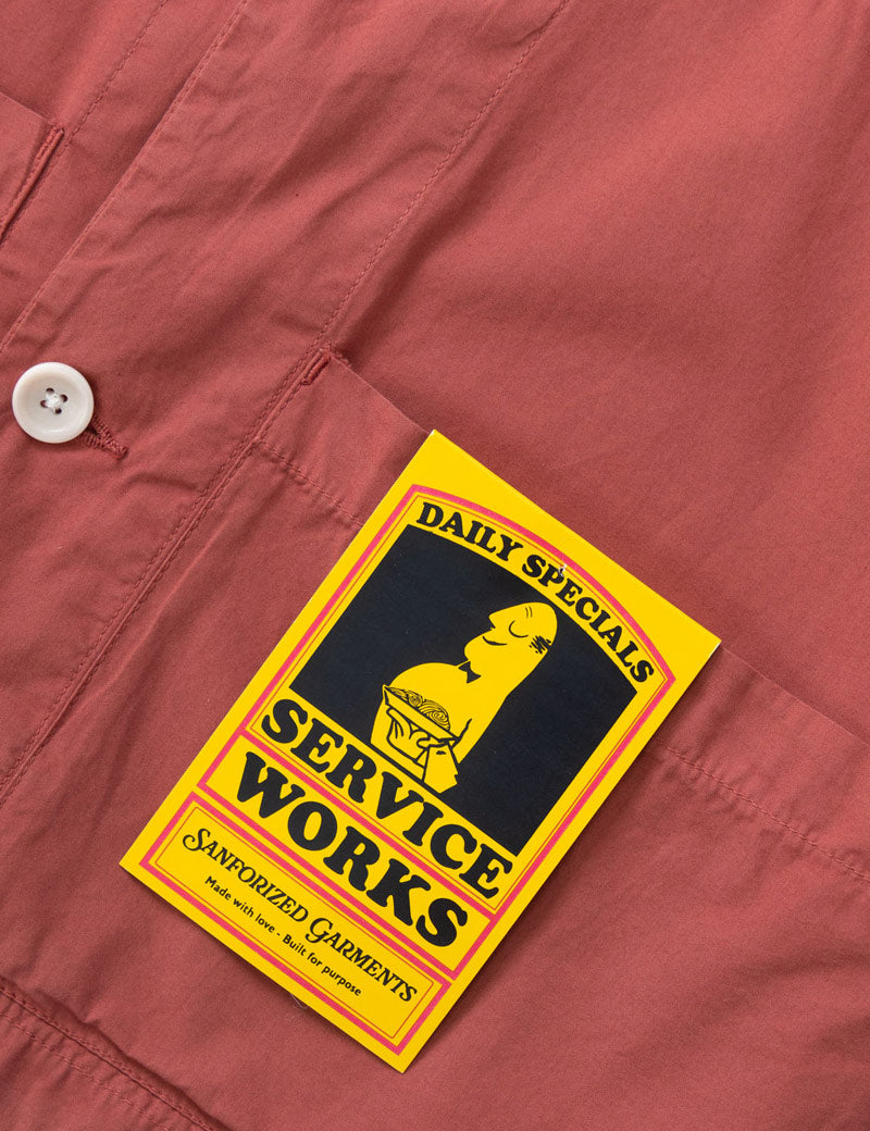 Service Works Easy Chef Shirt Clay Pocket Detail