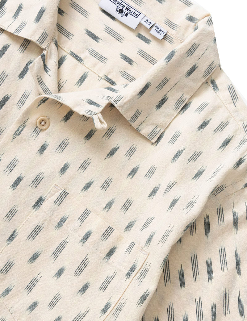 Service Works Ikat Shirt White COllar Detail