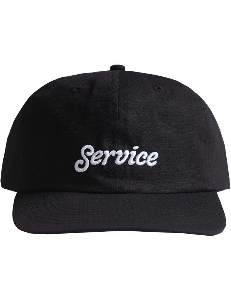 Service Works Ripstop Service Cap Black Front