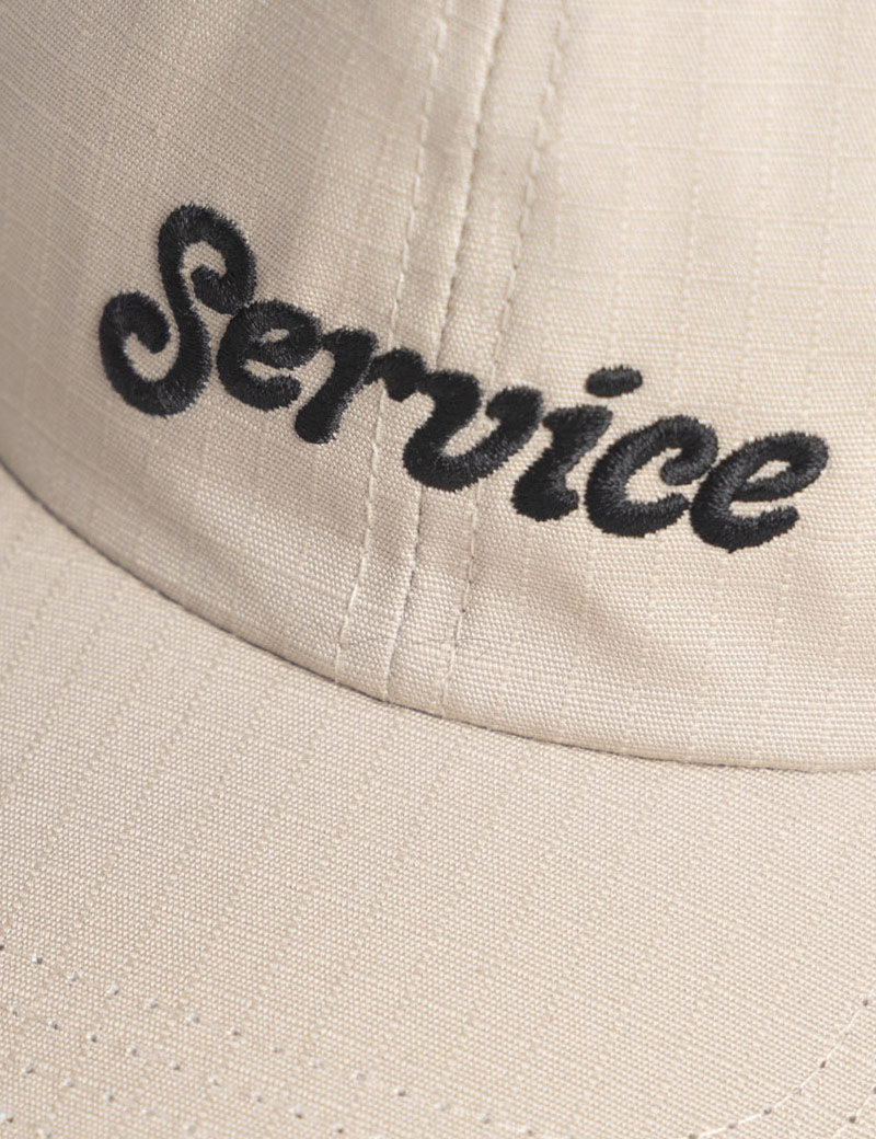 Service Works Ripstop Service Cap Ecru Embroidery
