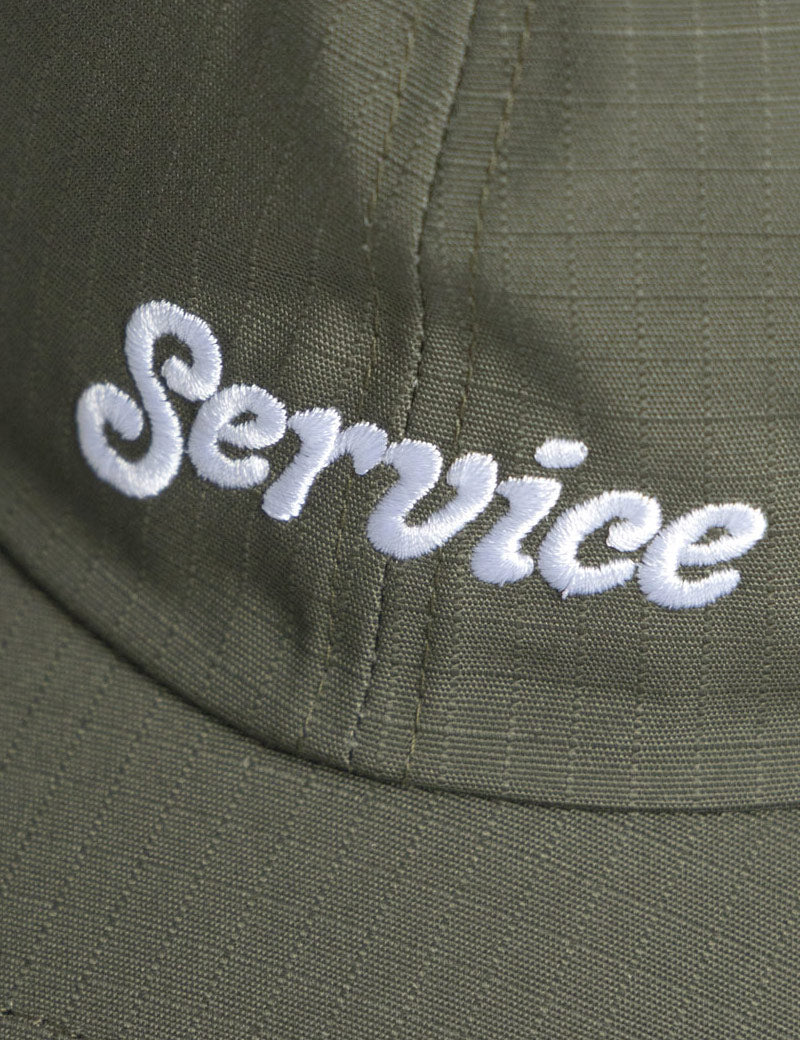 Service Works Ripstop Service Cap Olive Embroidered Logo
