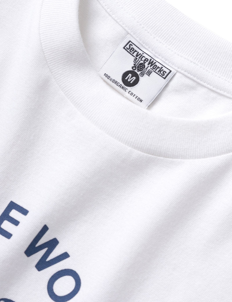 Service Works Soup For The Soul Tee White Collar