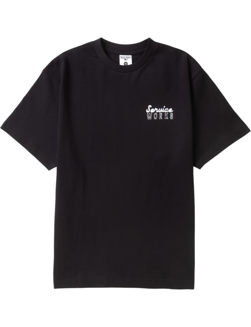 Service Works Eating Adventures T-Shirt Black