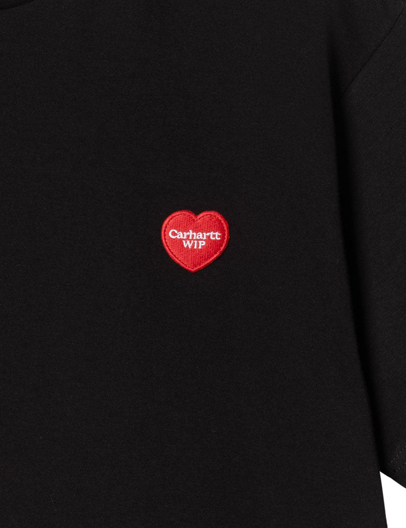 Carhartt Wip Short Sleeve Heart II Hartt T-Shirt Black