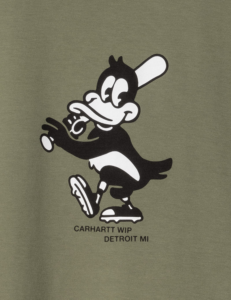 Carhartt Wip Short Sleeved Home Run T-Shirt Dollar Green