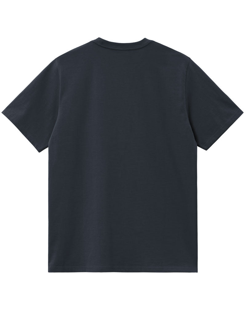 Carhartt Wip Short Sleeve Script T-Shirts Deep Night Palisander