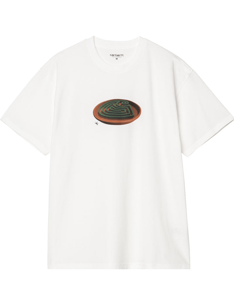 Carhartt Wip Short Sleeve Spiral T-Shirt White