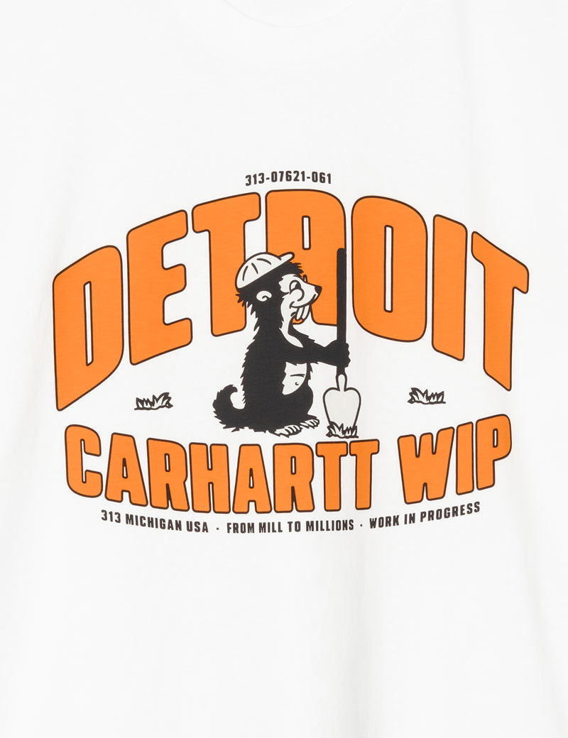 Carhartt Wip Short Sleeved Underground T-Shirt White