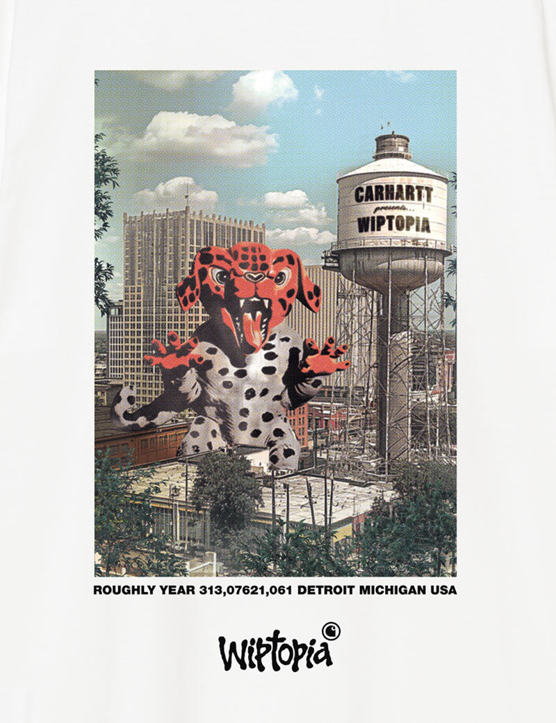Carhartt Wip Short Sleeve Wiptopia T-Shirt White