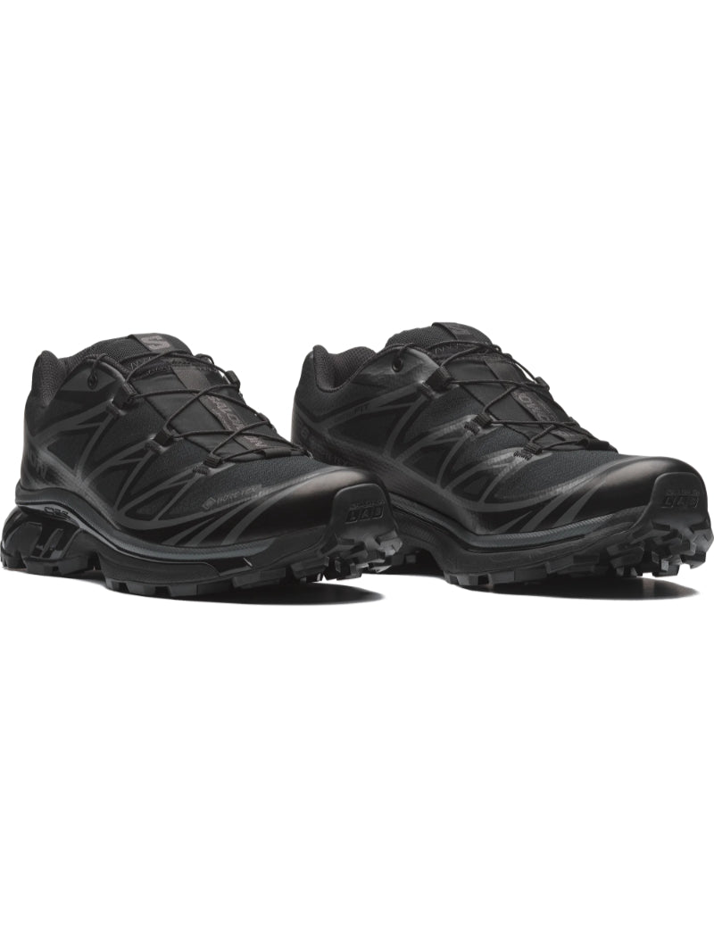 Salomon XT-6 LAB GTX GORE-TEX Trainers Black, Black & Asphalt Angle