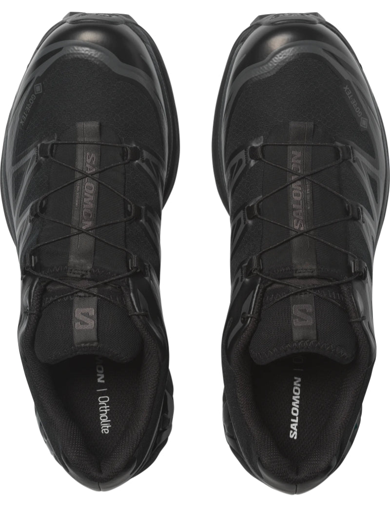 Salomon XT-6 LAB GTX GORE-TEX Trainers Black, Black & Asphalt Top View
