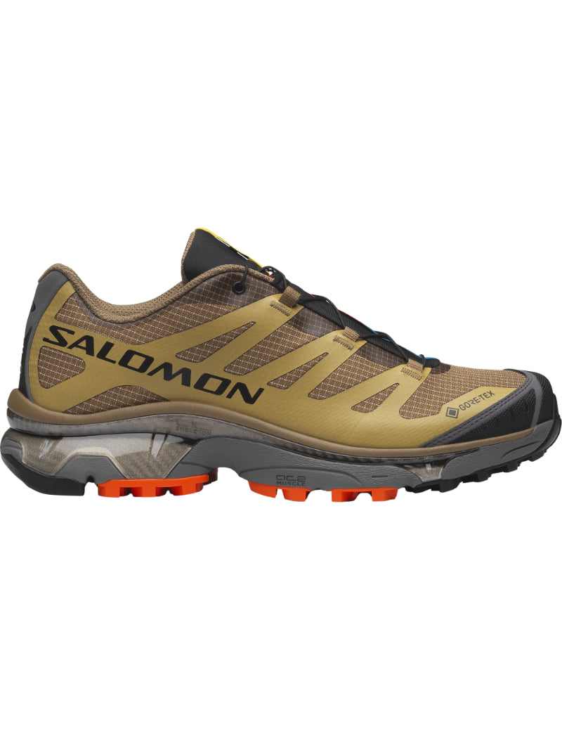 Salomon XT-4 OG GTX GORE-TEX Trainers Coyote Brown, Willow & Dragon Fire Side