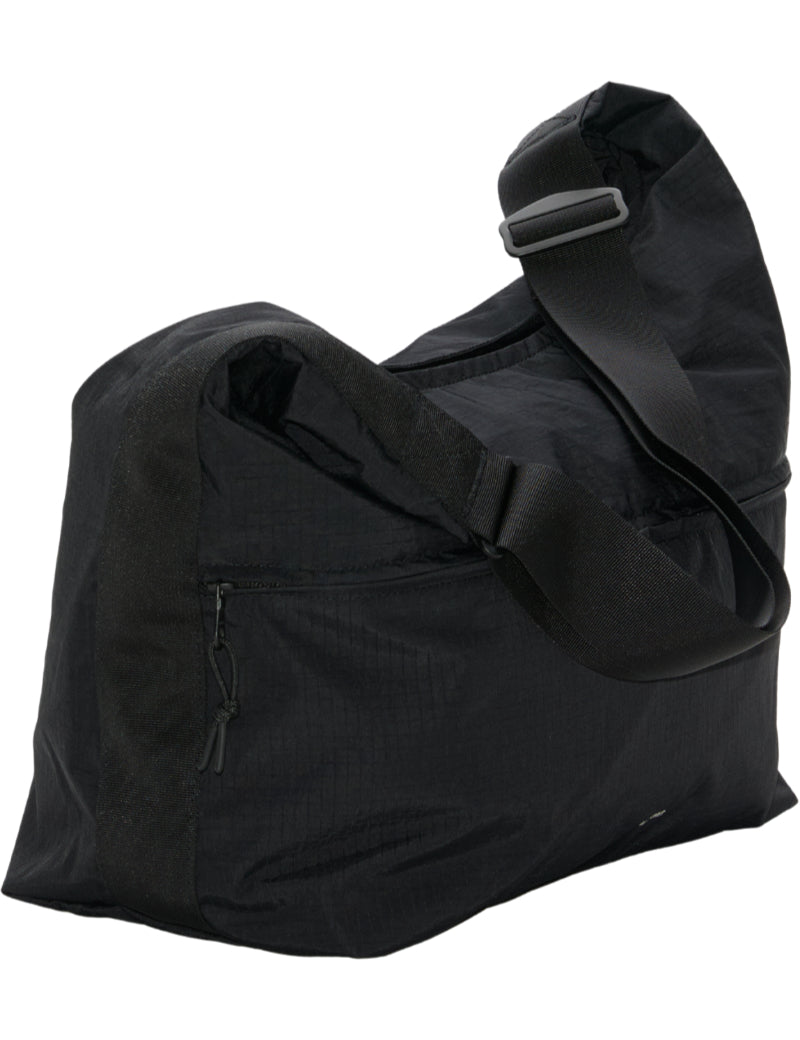 Sandqvist Grid Shoulder Bag Black Side Angle