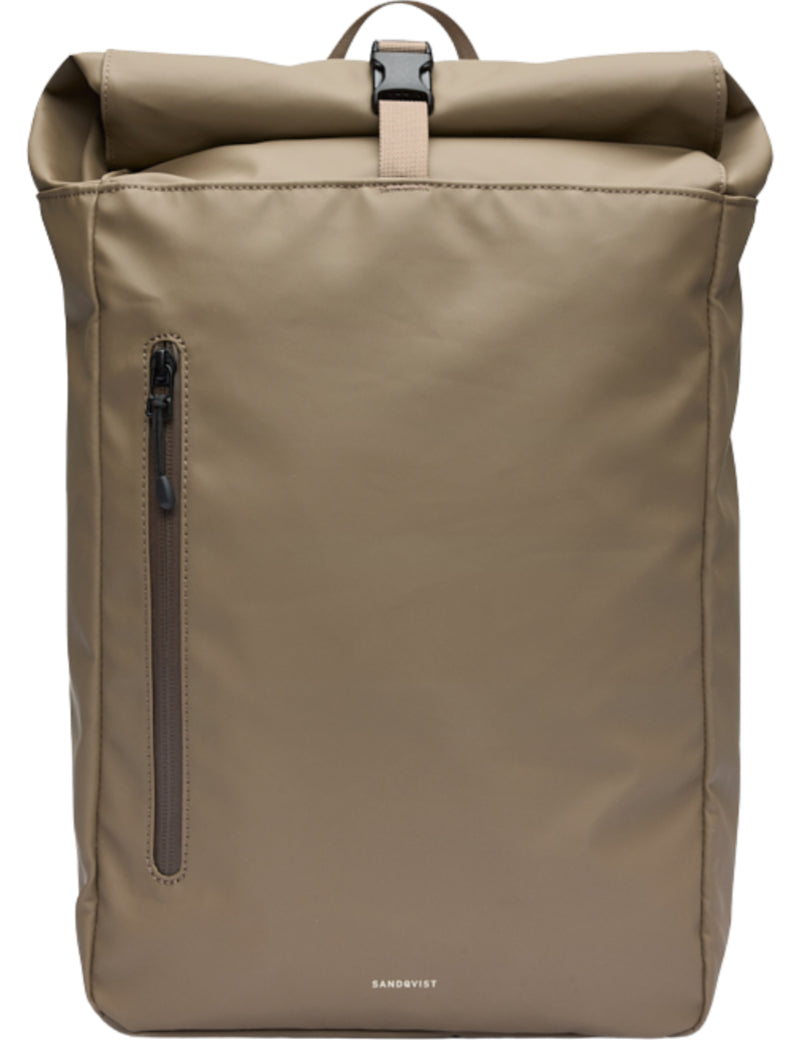 Sandqvist Stream Rolltop Backpack 14" Clay Front