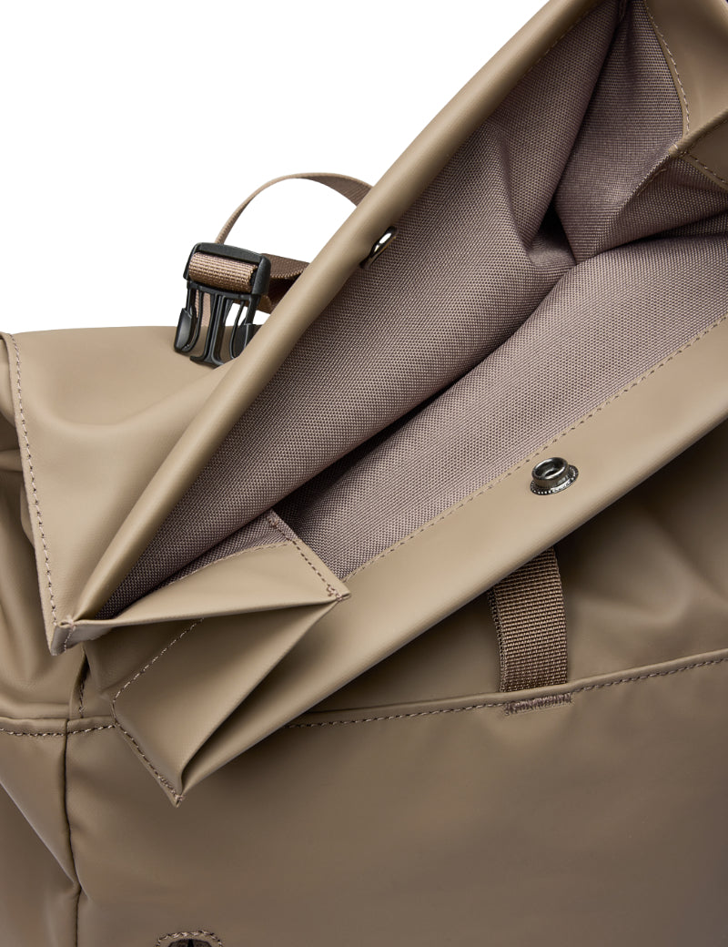 Sandqvist Stream Rolltop Backpack 14" Clay Rolltop