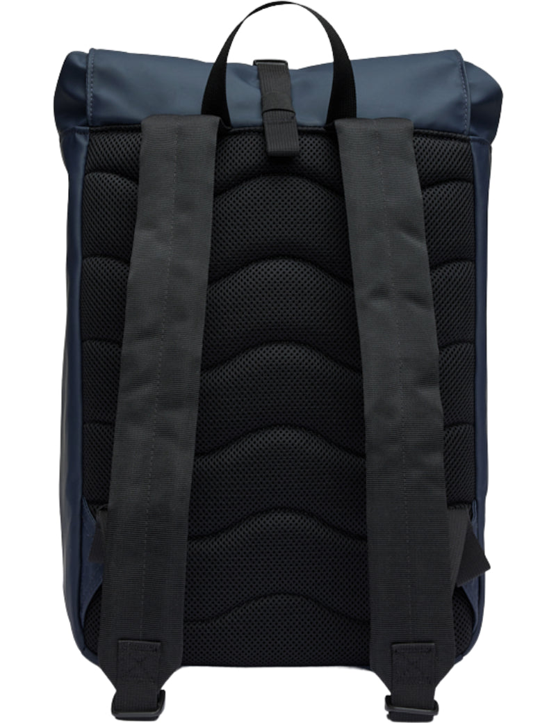 Sandqvist Stream Rolltop Backpack 14" Navy Back