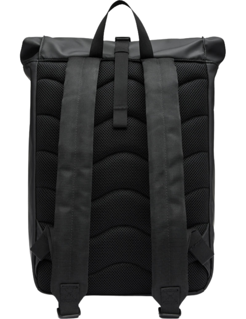 Sandqvist Stream Rolltop Backpack Black Back