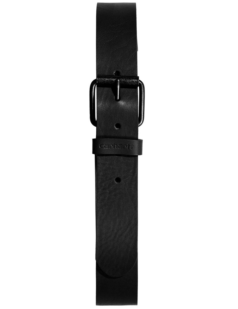 Carhartt Wip Script Belt Leather Black Black