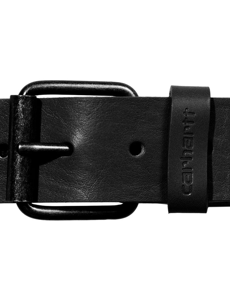Carhartt Wip Script Belt Leather Black Black