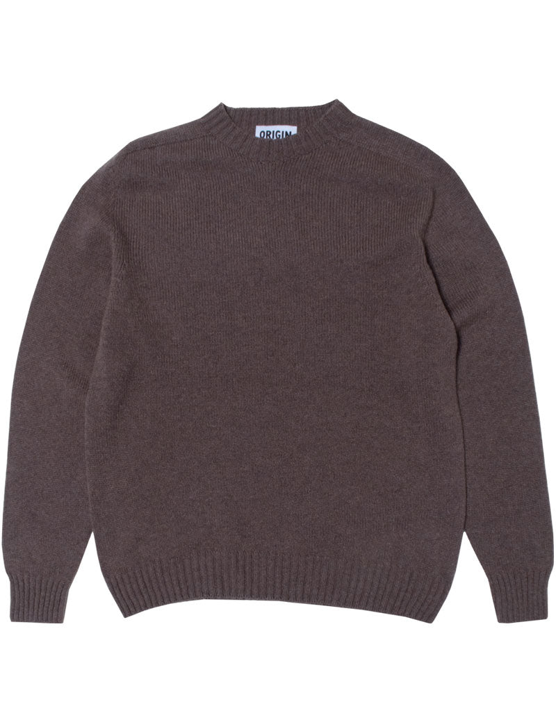 Origin Knitwear Seamless Crew Jumper Wildebeest