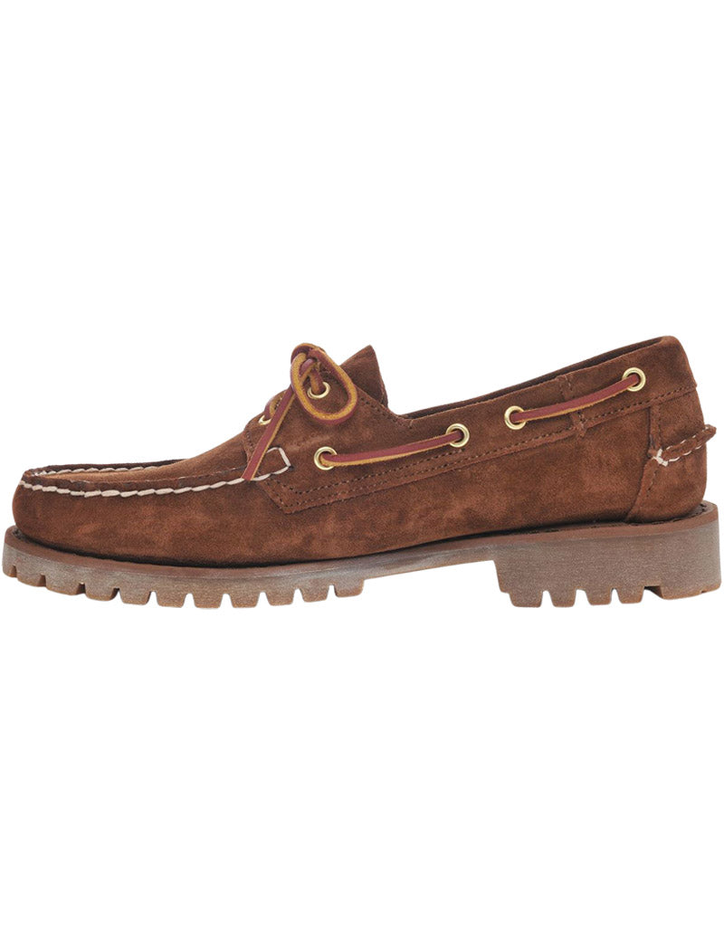 Sebago Ranger Artisan Moccasins Snuff Gum Inside View