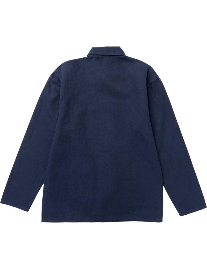 Service Works Classic Chore Shirt Dark Navy Back