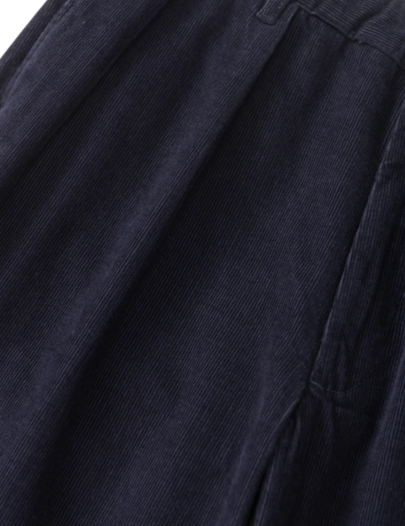Service Works Fine Cord Part Timer Pant Dark Navy Fabric