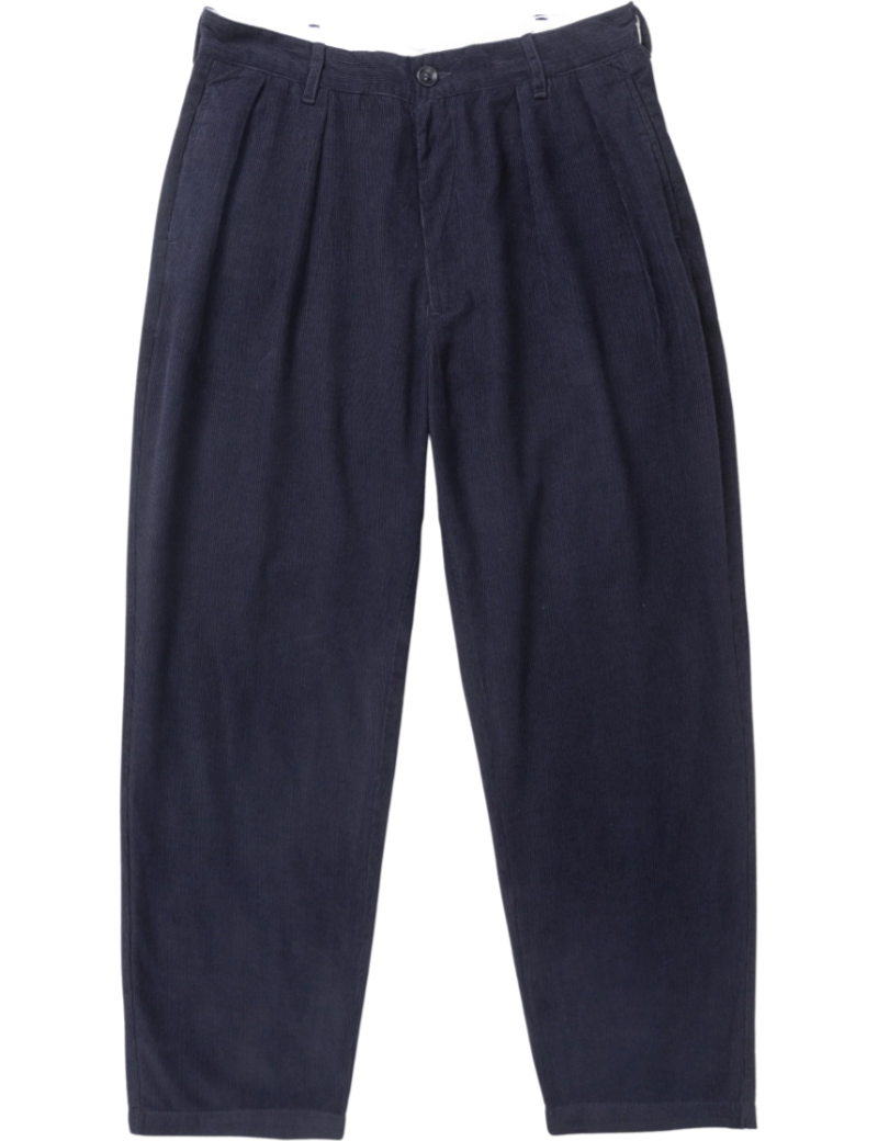 Service Works Fine Cord Part Timer Pant Dark Navy Front
