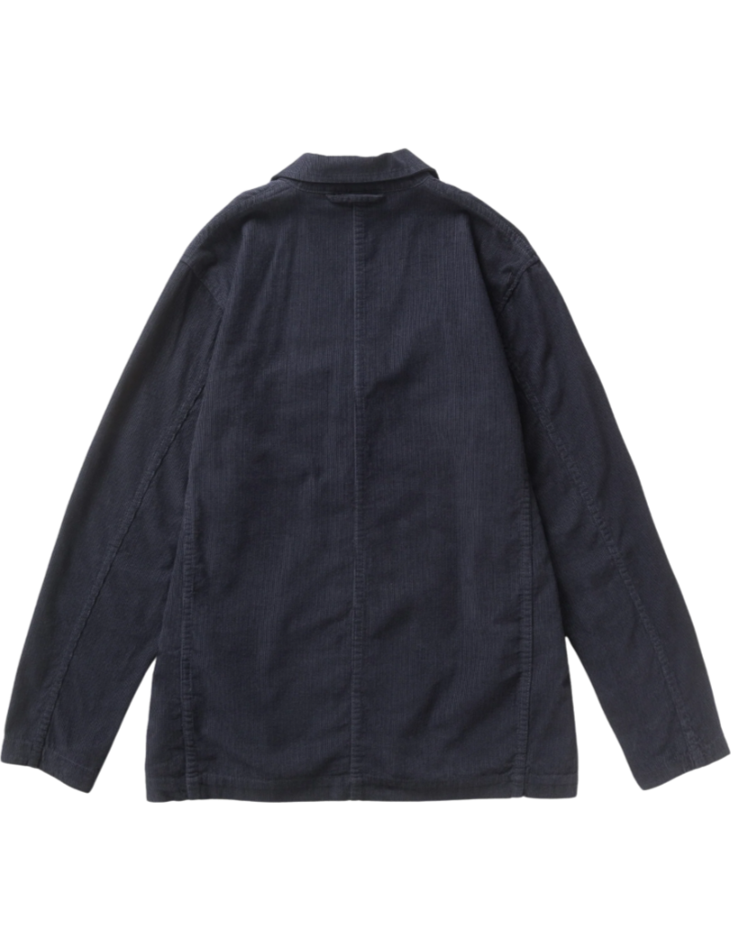 Service Works Fine Cord Server Suit Jacket Dark Navy Back