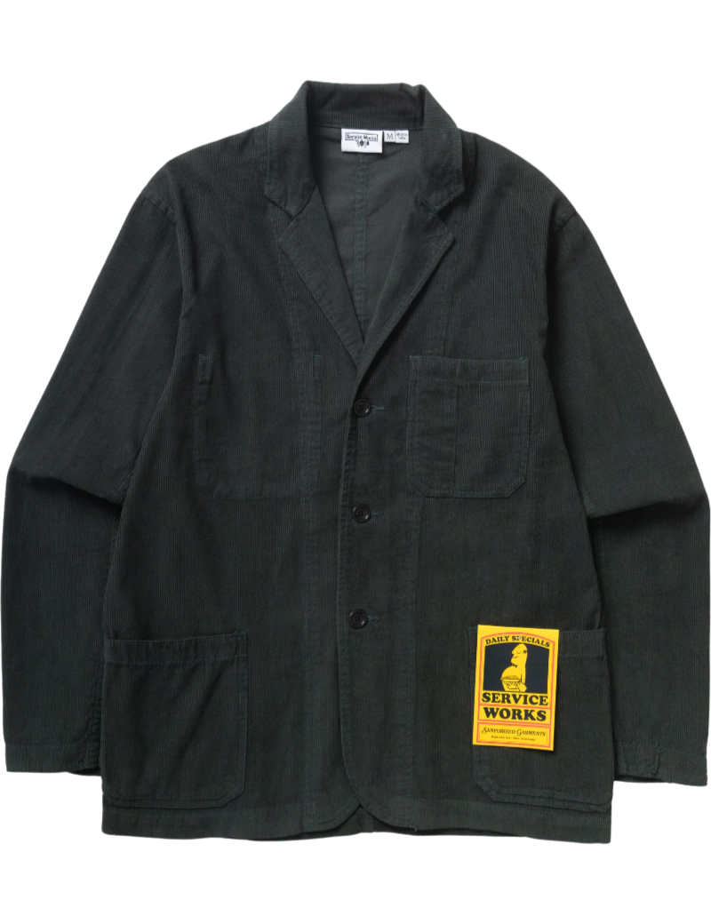Service Works Fine Cord Server Suit Jacket Jewel