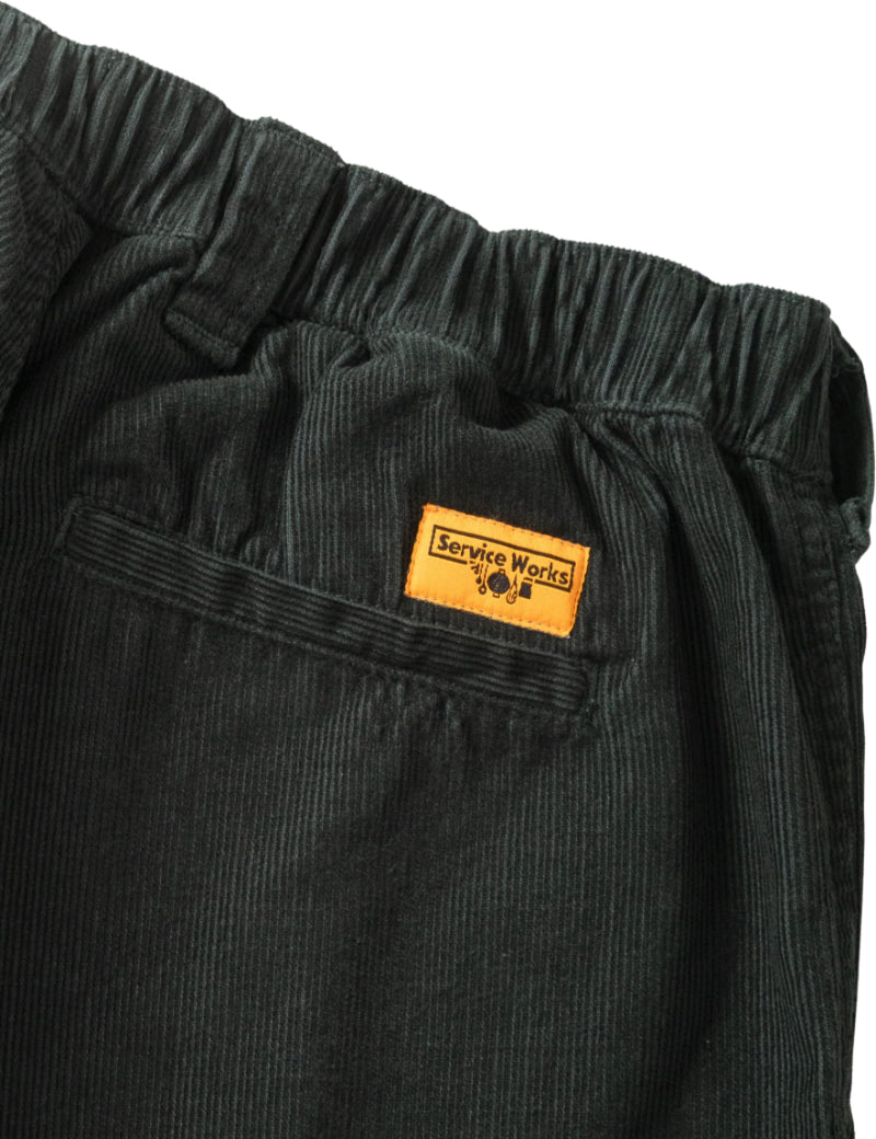 Service Works Fine Cord Waiter Pants Jewel Elasticated Waistband