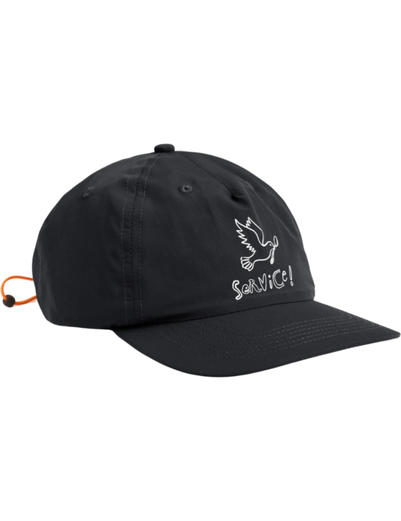 Service Works Nylon Dove Cap Black Front