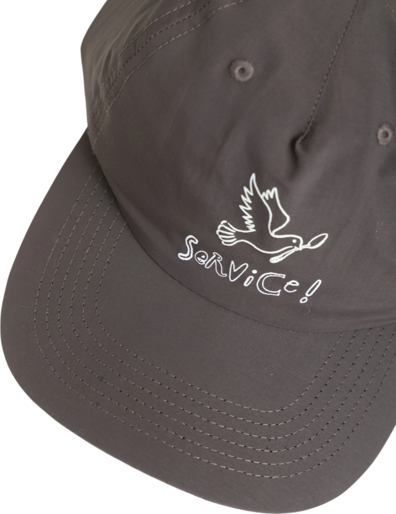 Service Works Nylon Dove Cap Brown Detail