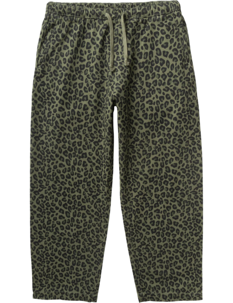 Service Works Patterned Easy Chef Pants Green Leopard Front