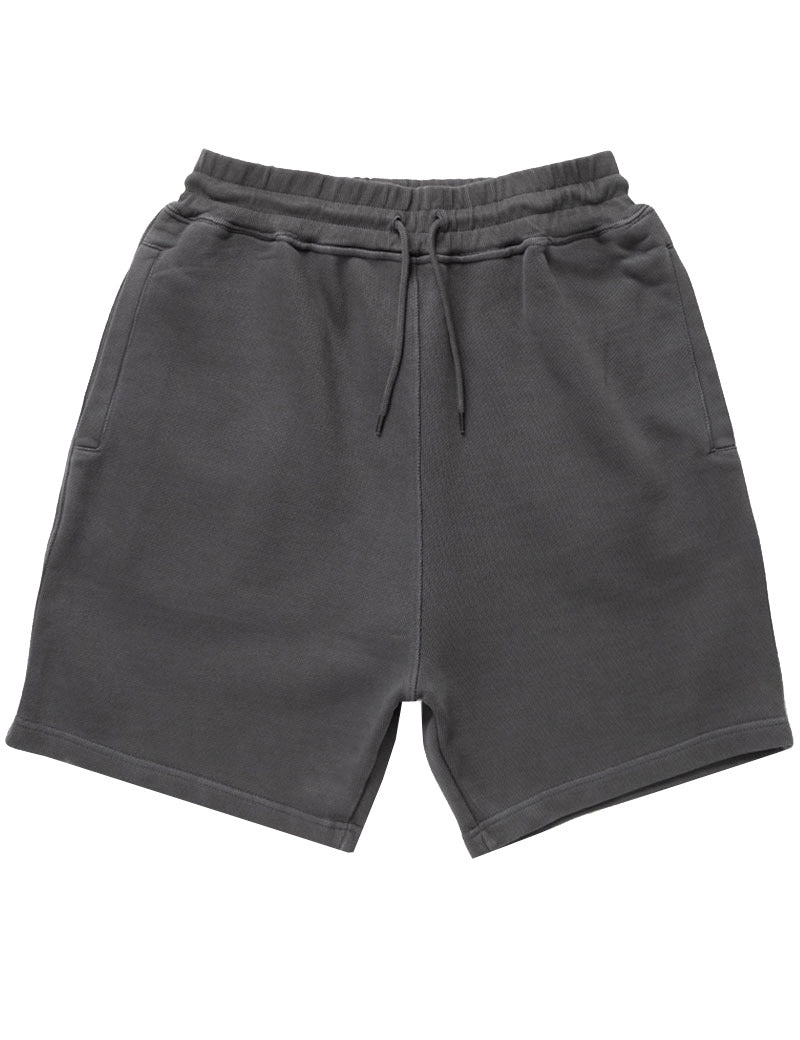 Power Goods Loopback Shorts Washed Black
