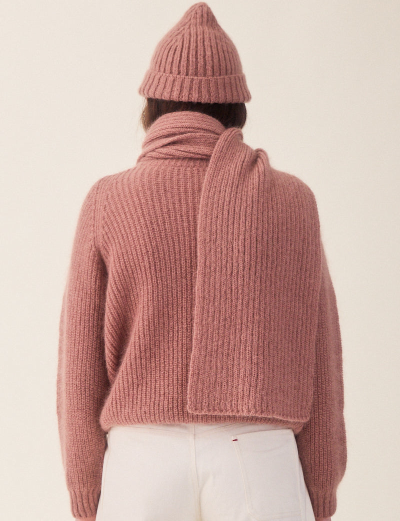 Sideline Flo Jumper Dusky Rose Back View