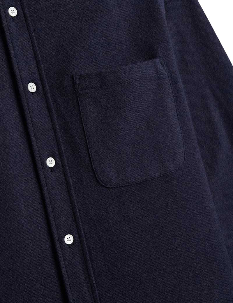 Portuguese Flannel Teca 2.0 Shirt Navy