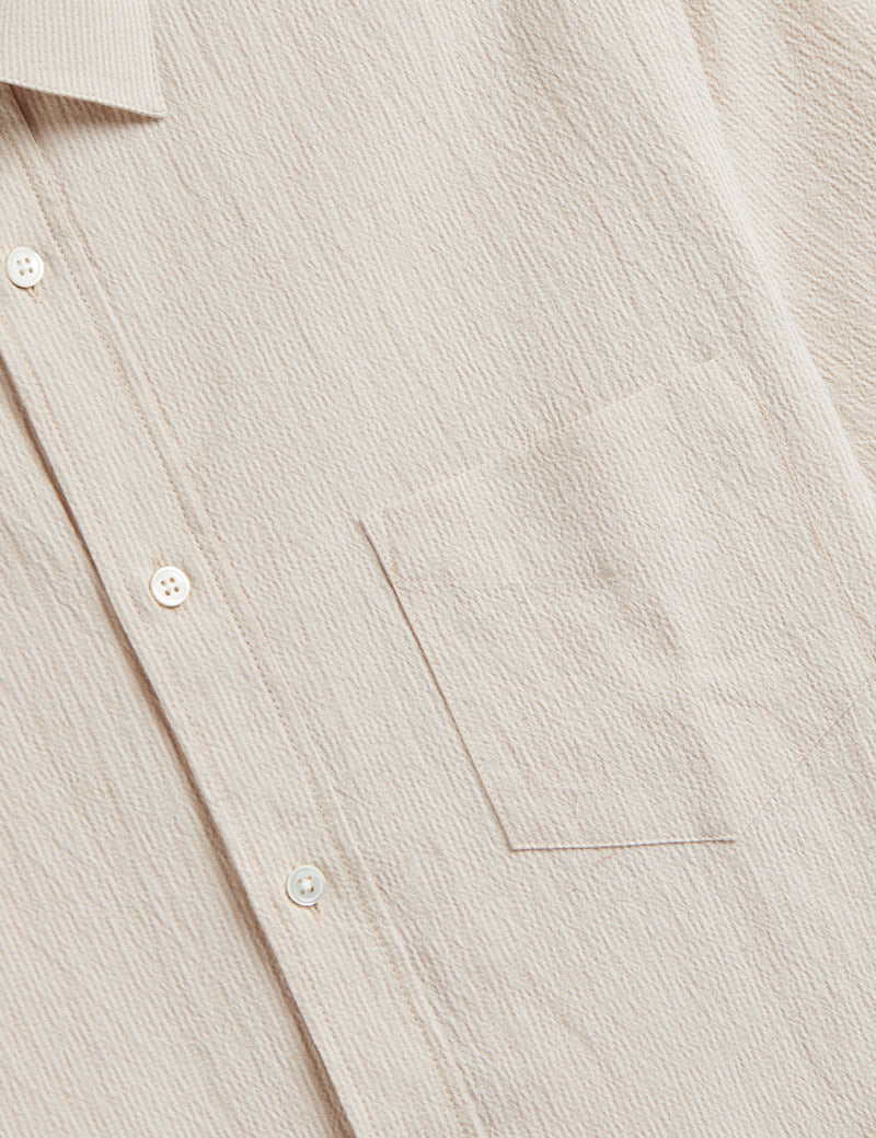 Portuguese Flannel Theme Shirt Sand Pocket Detail