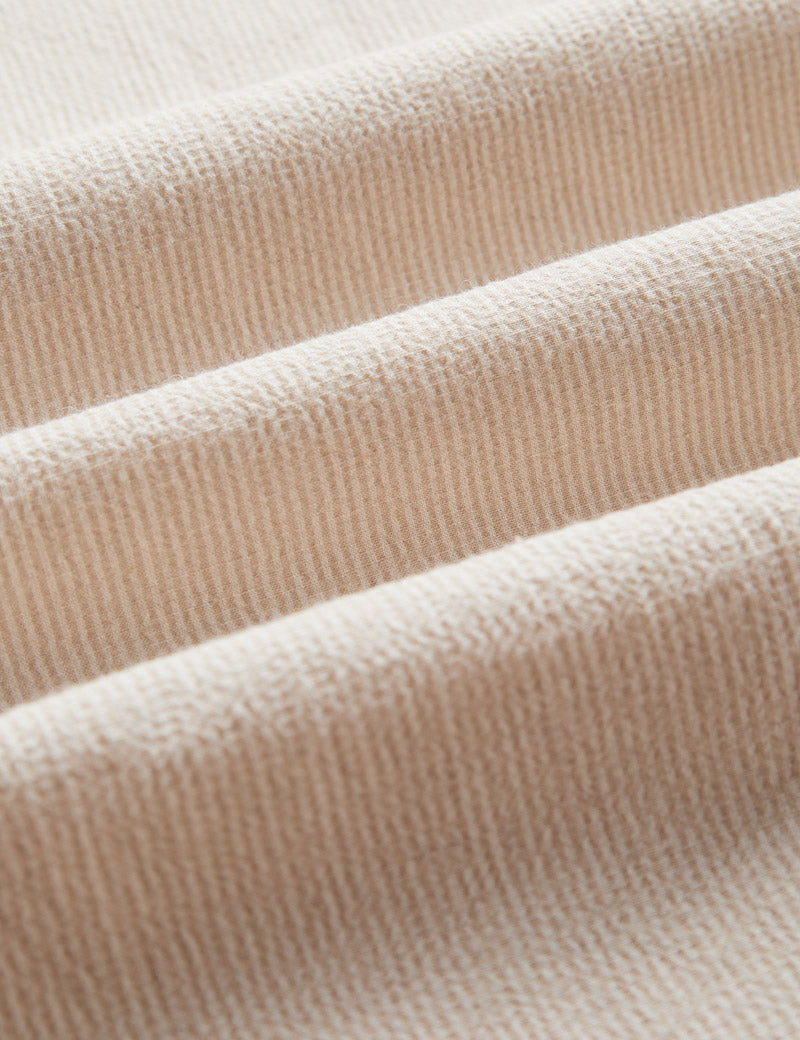 Portuguese Flannel Theme Shirt Sand Fabric Detail