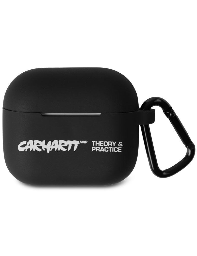 Carhartt Wip Theory & Practice AirPods Case silicone Black White